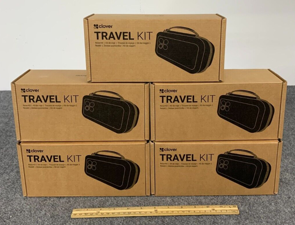 Lot of 5 Clover WB-10G05R Flex Travel Kits – Open Box –