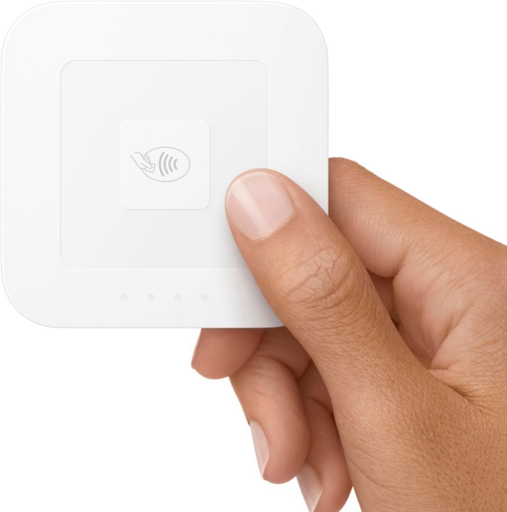 New Square Card Reader for Contactless and Chip 2nd Generation White