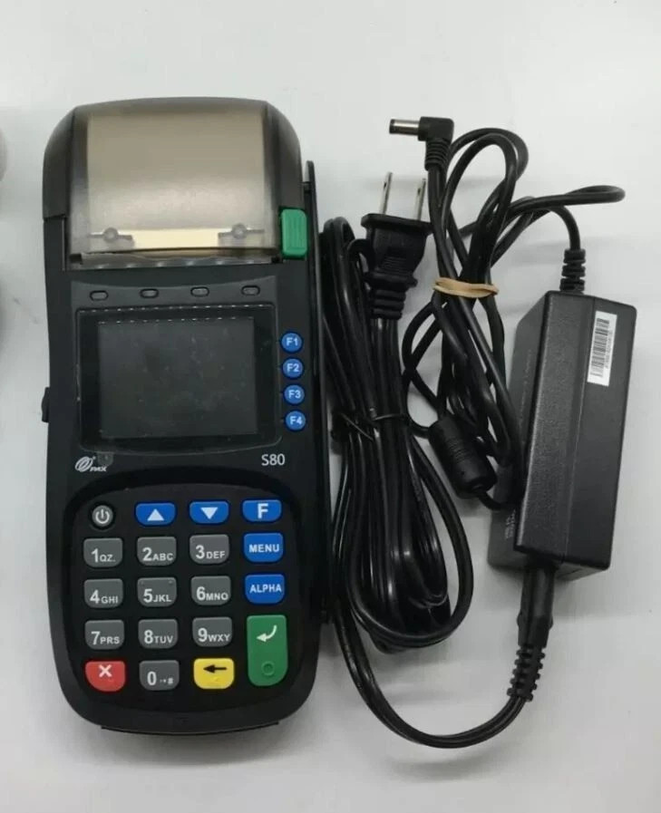 PAX S80 POS Credit Card Terminal with Power Supply