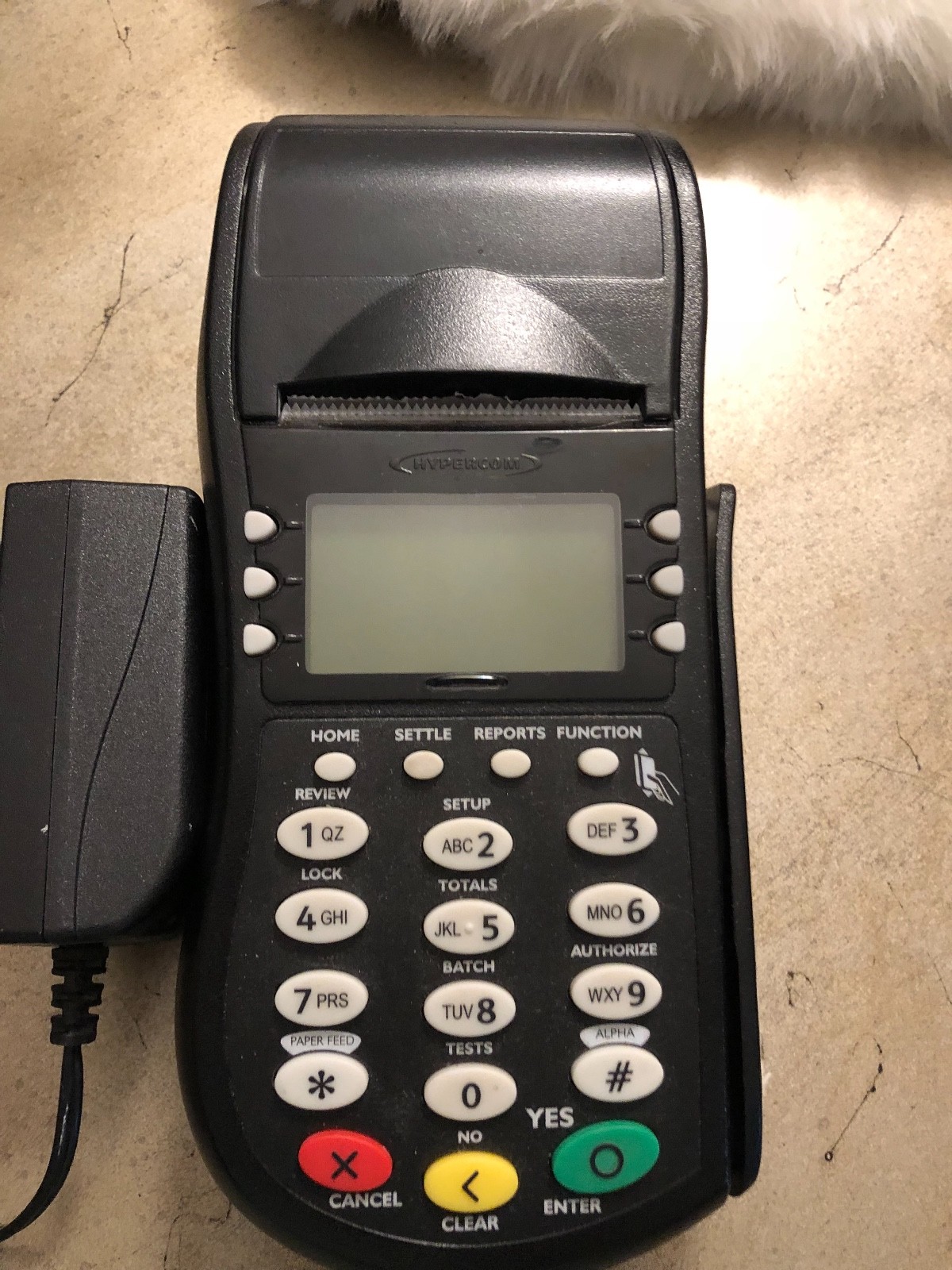 Optimum Hypercom Model T4205 Credit Card Process Machine With Power Cord