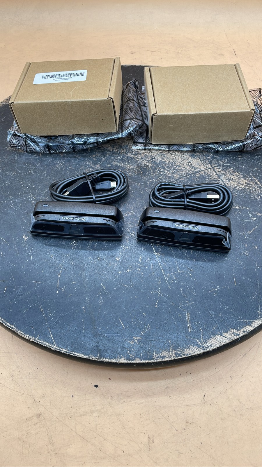 MagTek 21073062 Magnetic Stripe Card Reader Swipe Credit Card Reader Lot of 2