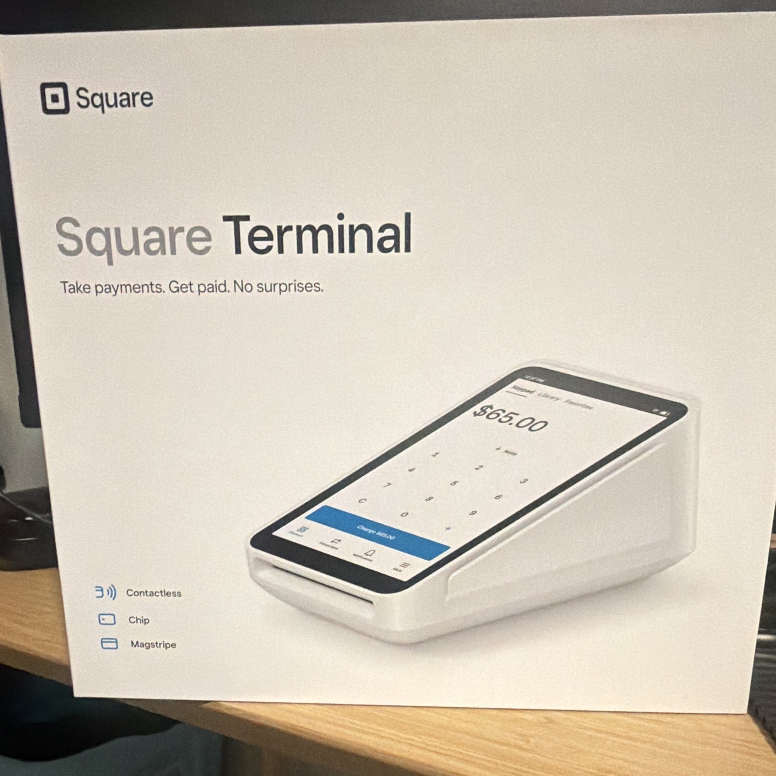 Square Terminal Wireless Credit Card Terminal SPD2-01 iPhone/Android