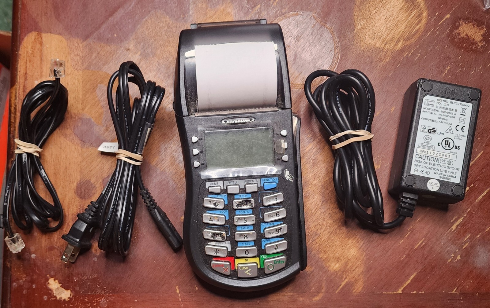 Hypercom Optimum T4210 Point Of Sale Credit Card Terminal