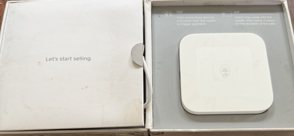 Square Contactless & Chip Reader A-SKU-0113-03 w/ Box Cable Untested AS-IS