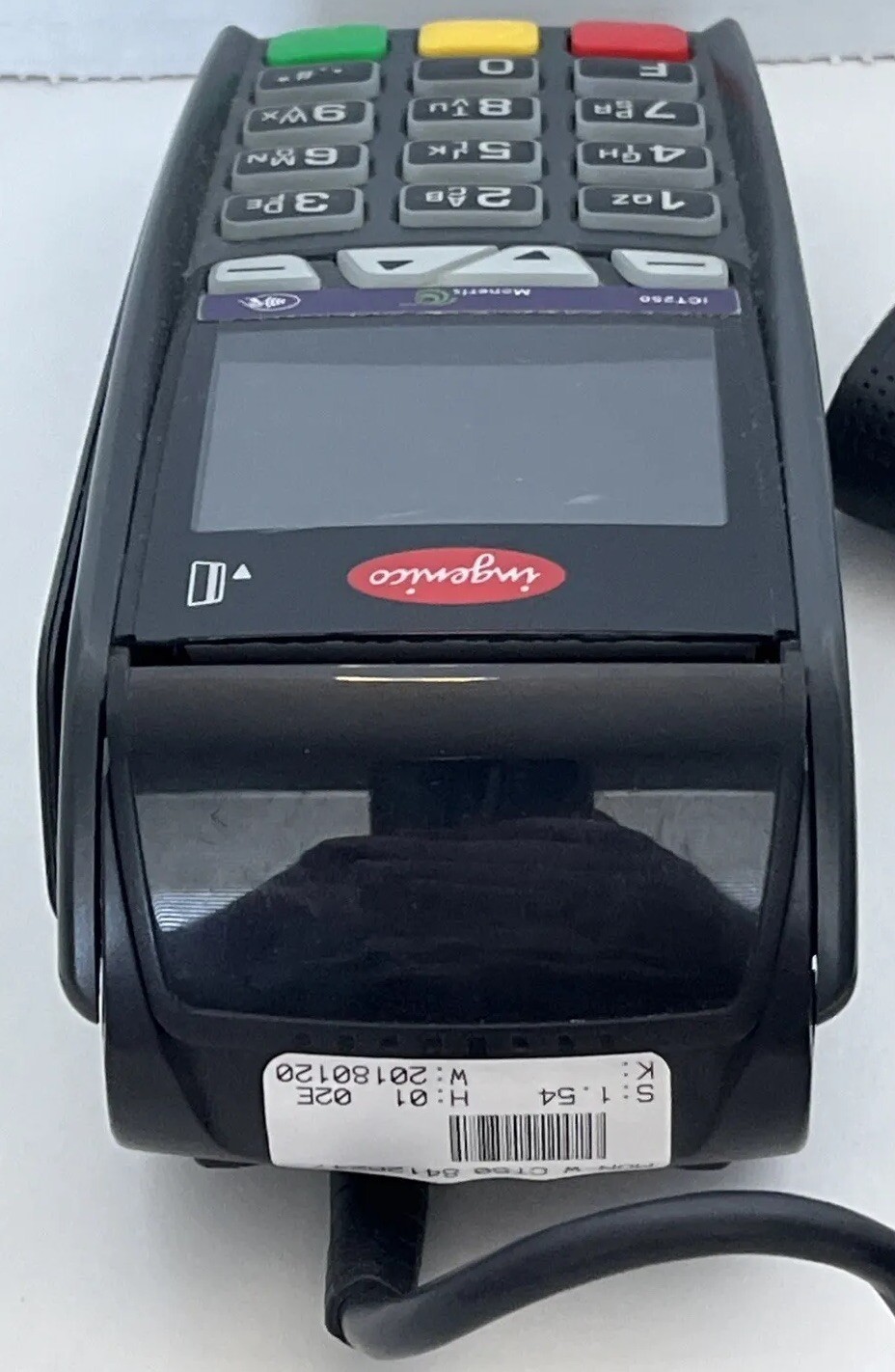 LOT OF 3 Ingenico Pin Pad Payment Terminal Card Readers (2) iPP320) & 1 ICT250