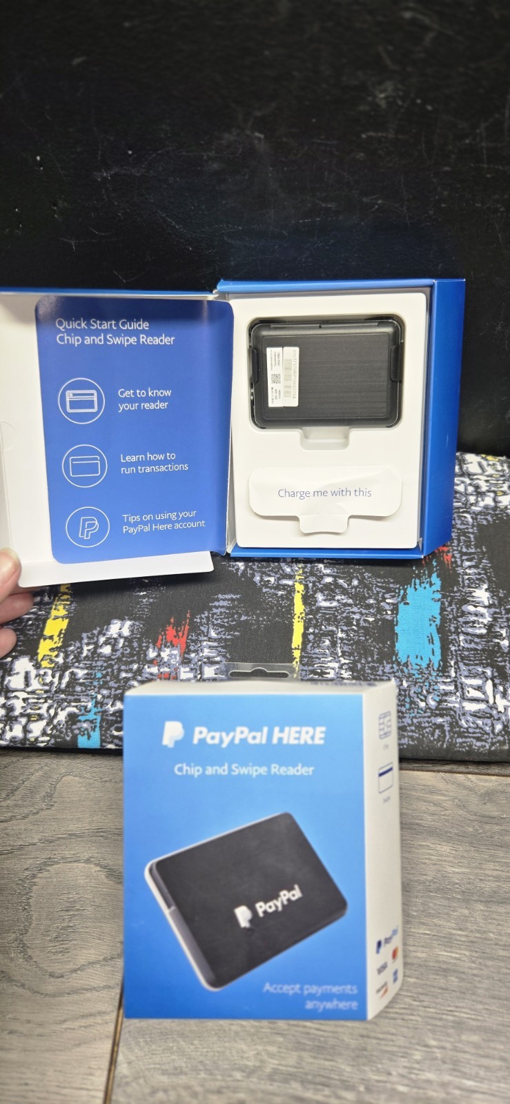 PayPal PCSUSDCRT Chip and Swipe Reader – Black