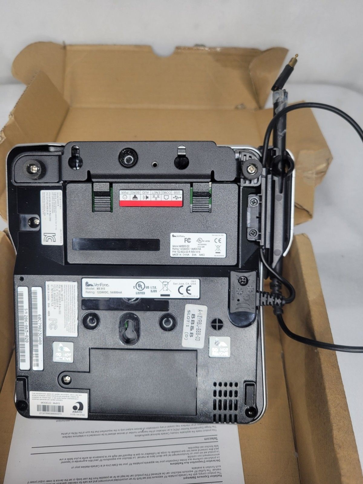 VeriFone MX 915 M132-409-01-R Credit Card Pinpad Terminal Machine **For Parts**