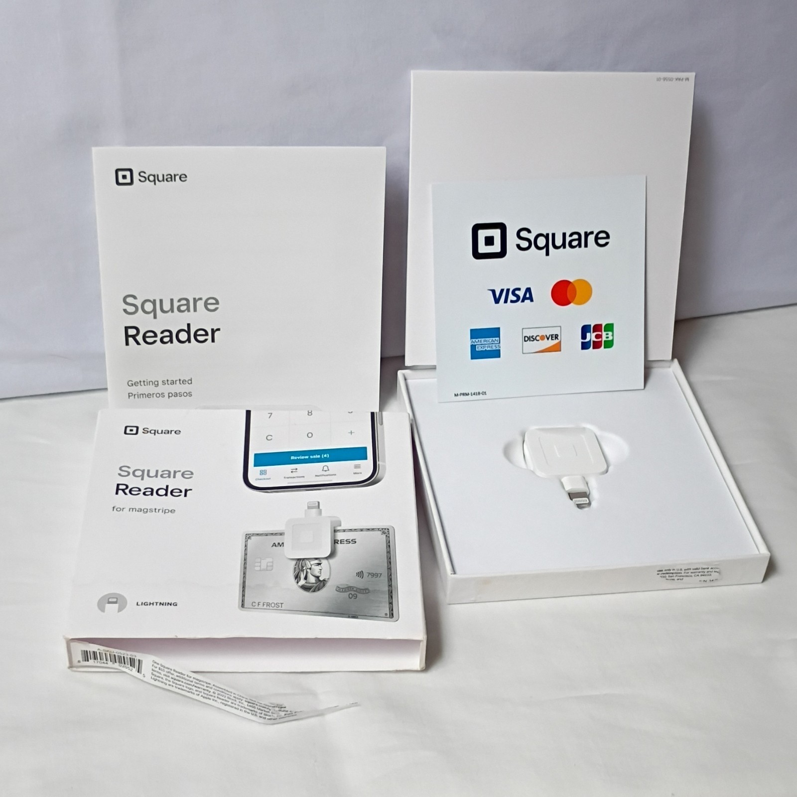 Square Magstripe Lightning Credit Card Reader A-SKU-0523-03 for iPhone iPad