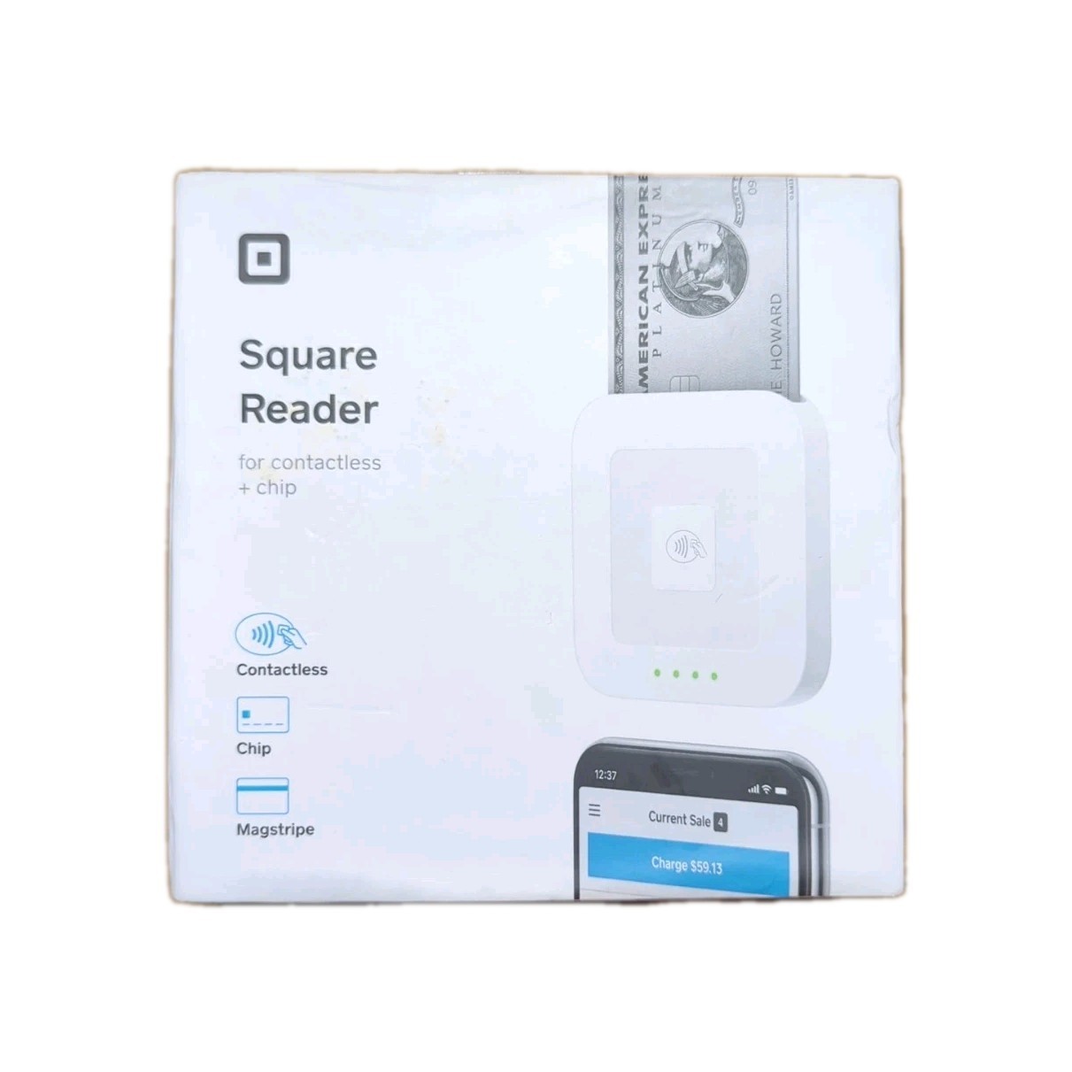 Square Reader For Contactless + Chip (A-SKU-0485) w/Magstripe Reader