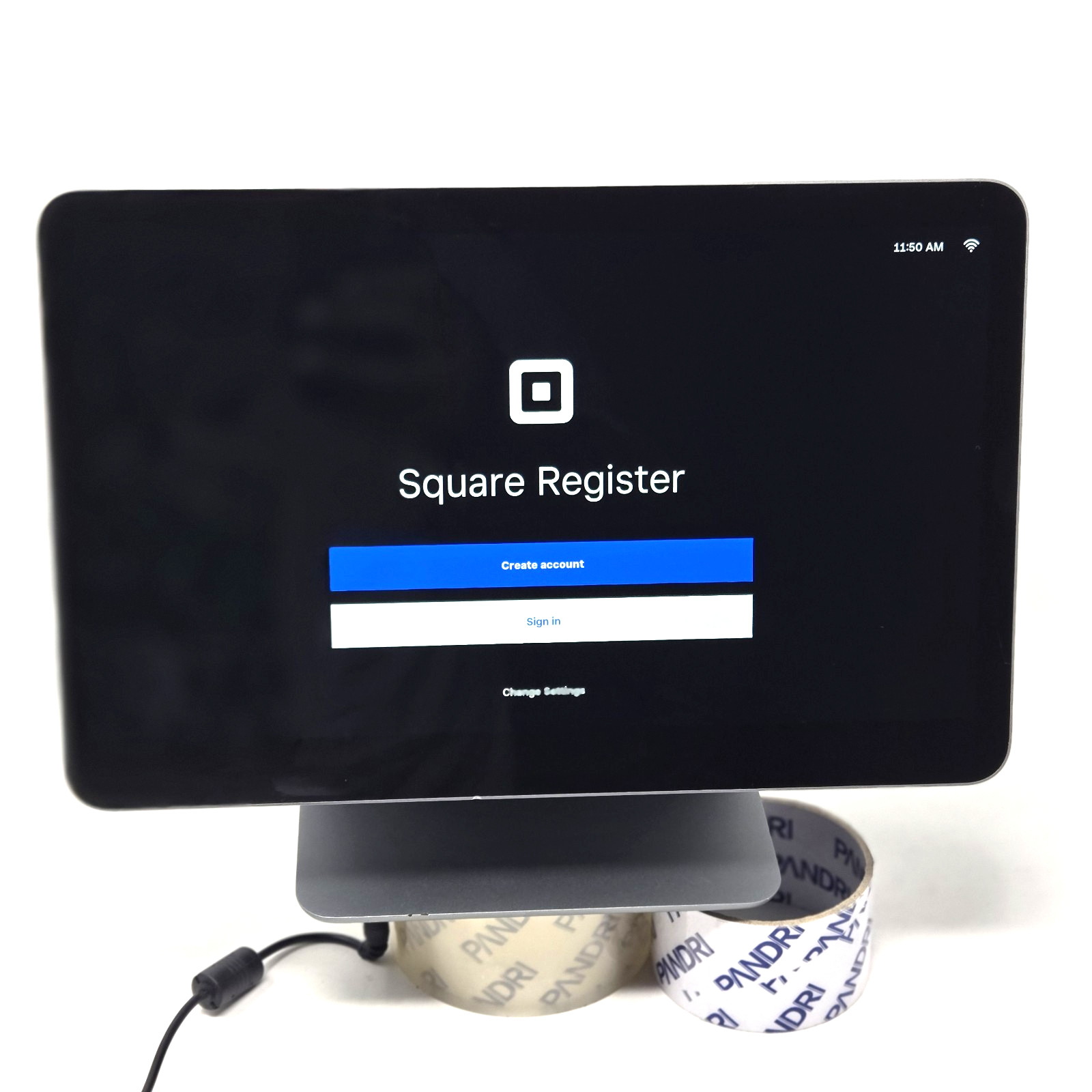 Square Register Model SPB1-01 POS w/Display & Card Reader SPB4-01 (FOR PARTS)