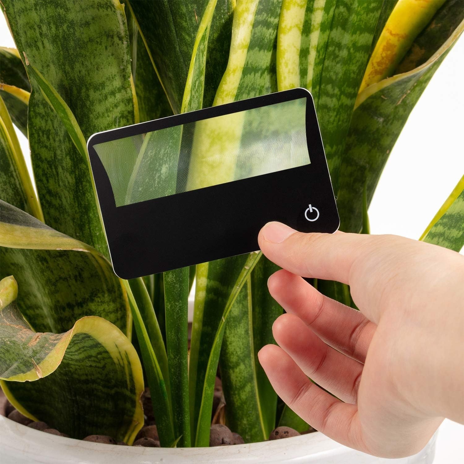 Credit Card Magnifier 3X LED Light Pocket Wallet Size Black 8 Pack Portable Lens