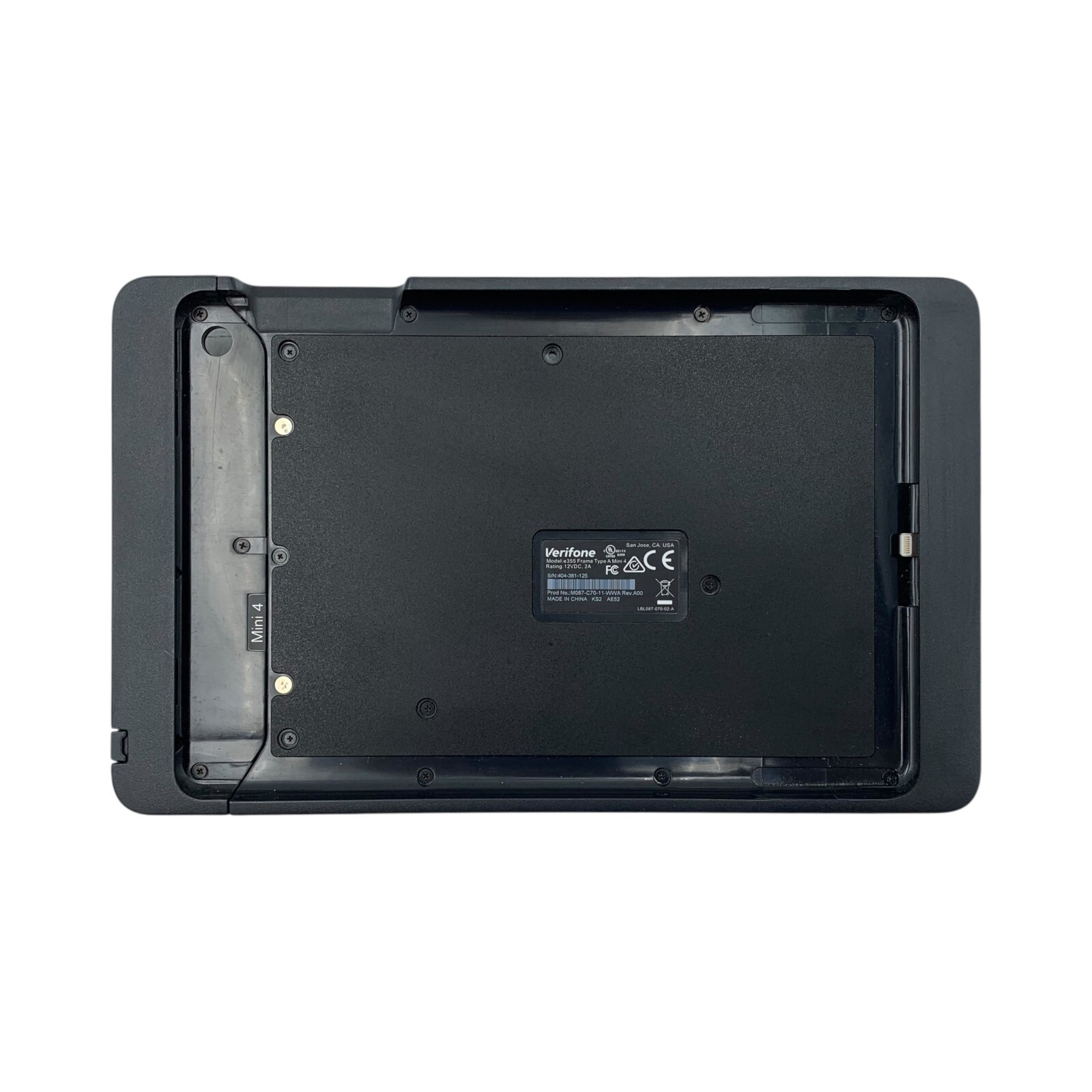 Verifone E355 Black Frame Type A M087-C70-11-WWA for Mini 4