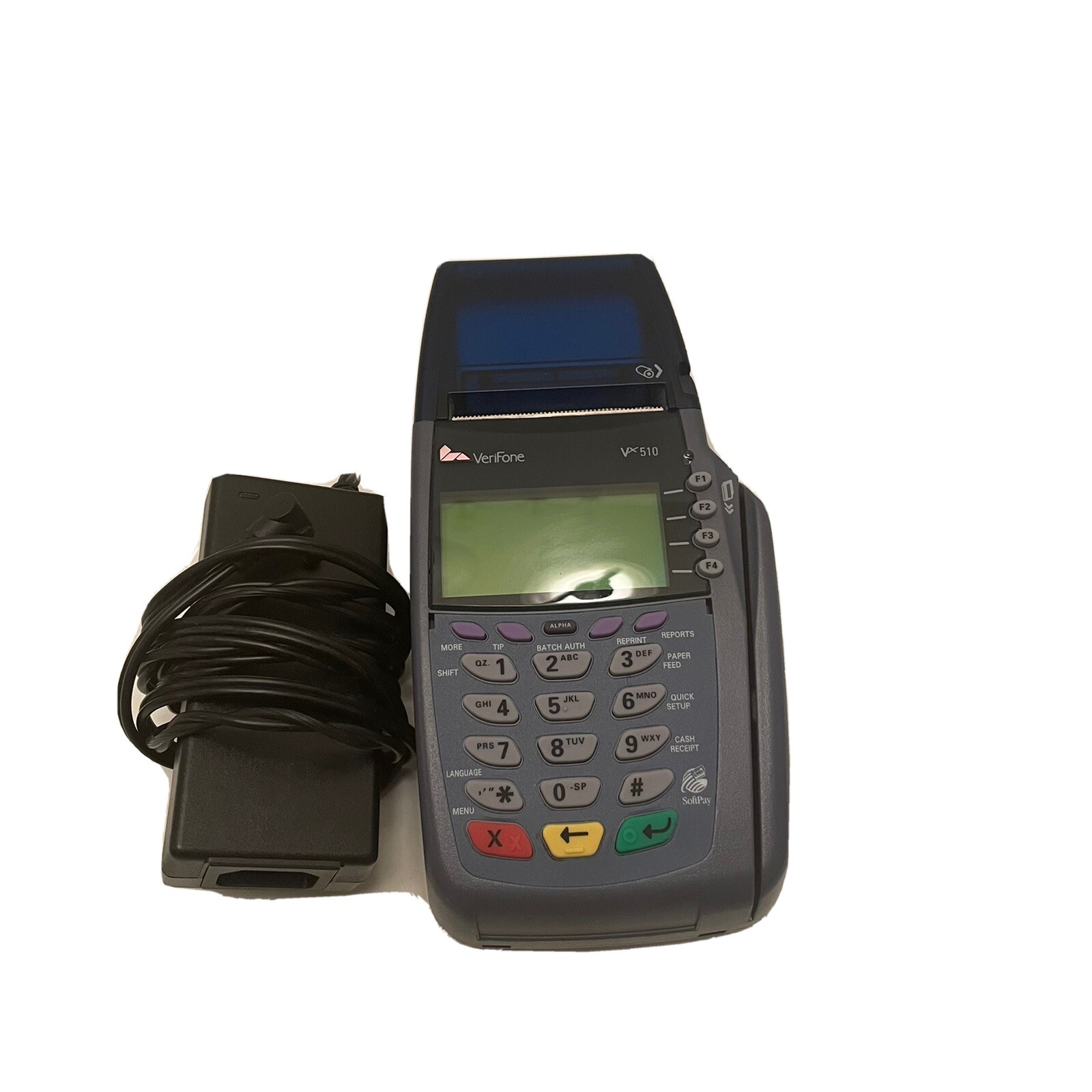 Verifone Omni 5100 Ethernet Credit Card Transaction Terminal No Power Cord Prop