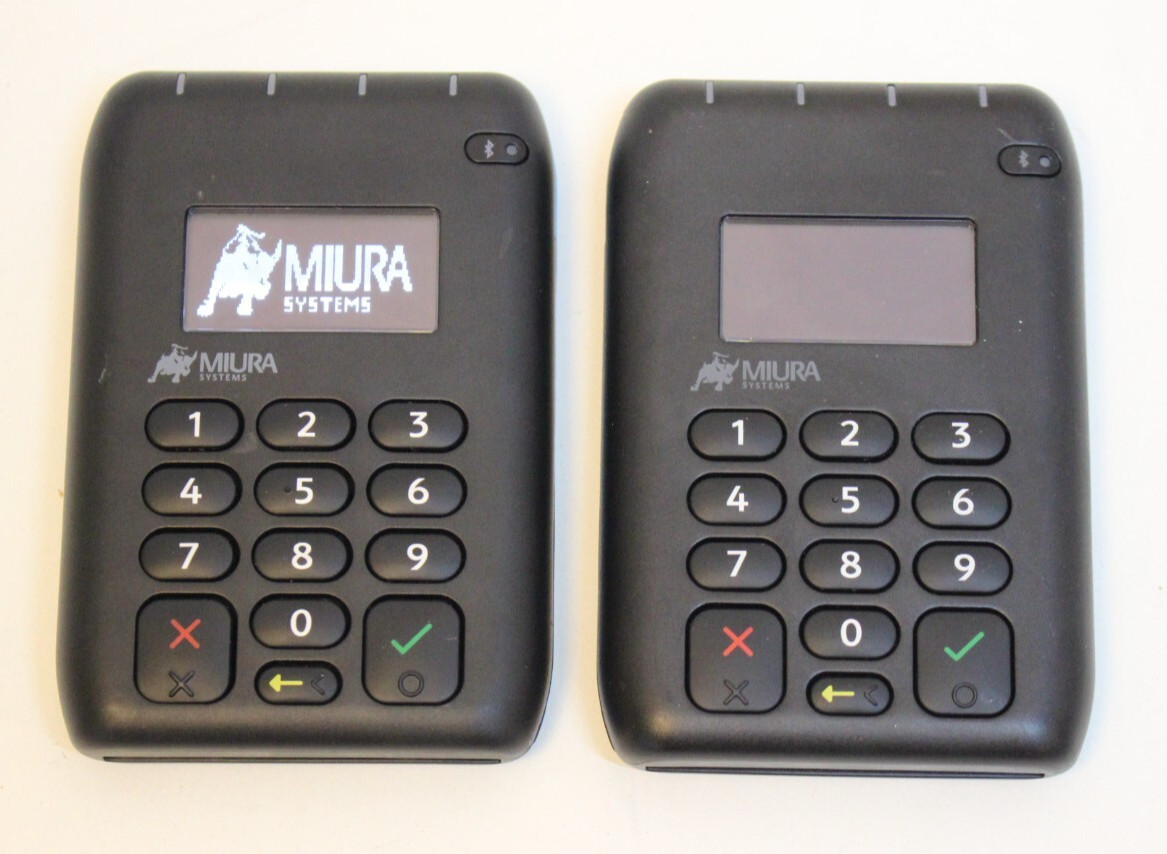 Miura M010-Prod01-V2 Black Wireless Swipe Mobile Credit Card Reader AS-IS Lot 2