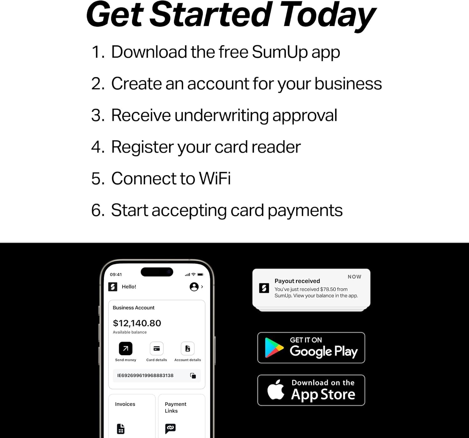 Solo Card Reader with OLED Display & Mobile Data—Perfect for Pop-Up Businesses