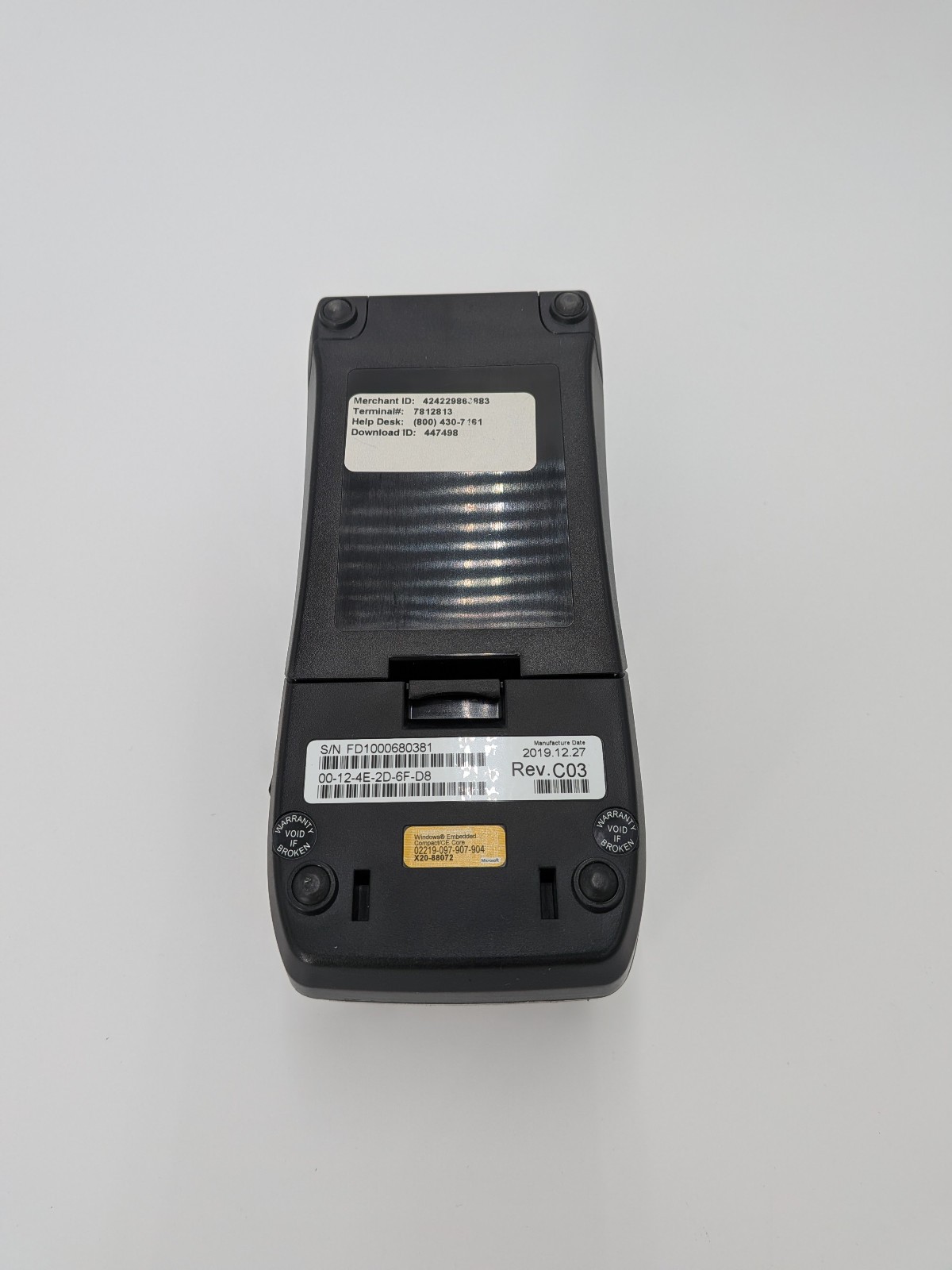 FIRST DATA FD130 – 001805064 Credit Card Terminal