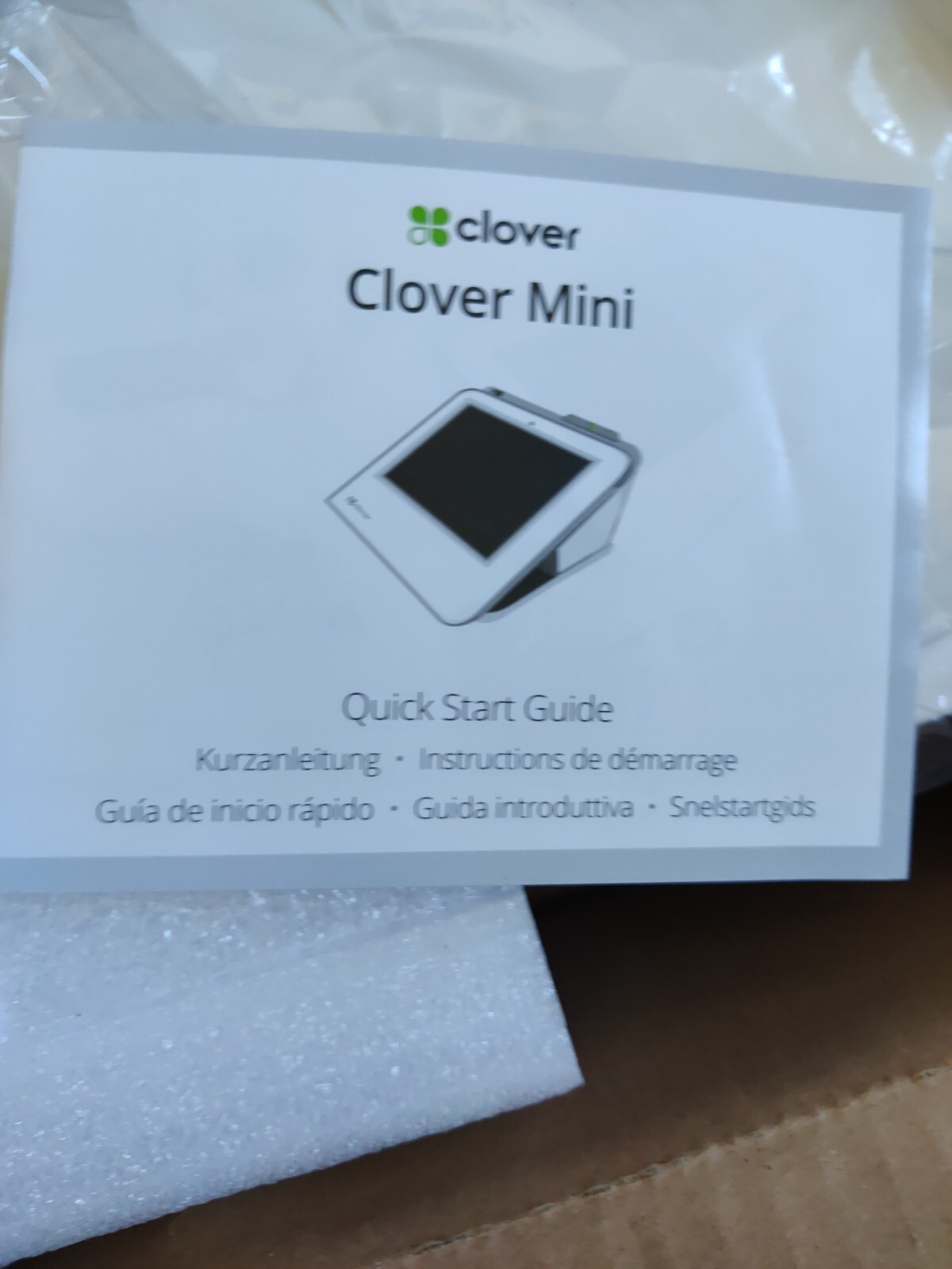 Clover Mini POS Apple Pay, EMV, Printer, Credit Card Machine with Cash drawer
