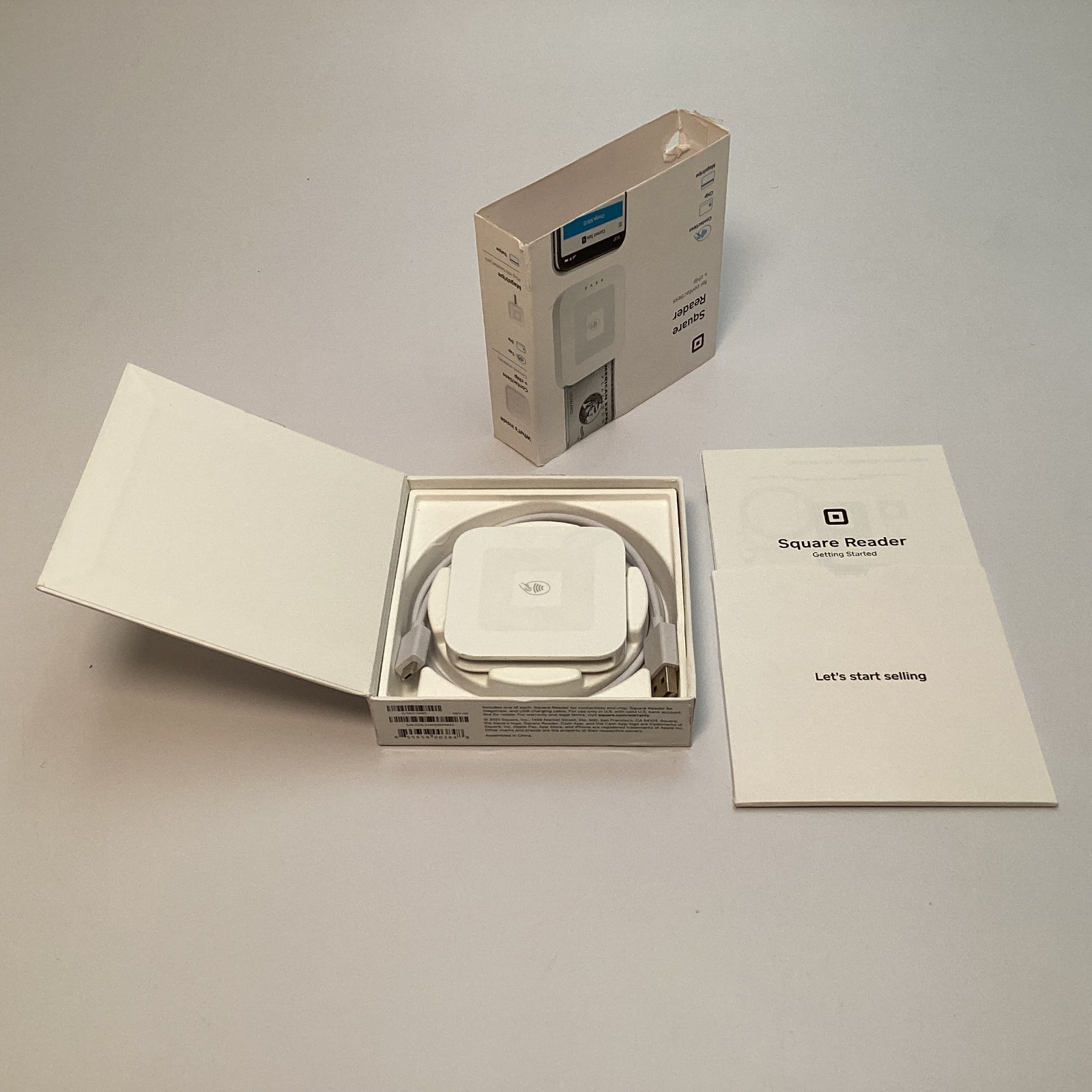 Square A-SKU-0485 Reader for Contactless & Chip w/ Magstripe Bluetooth – Used