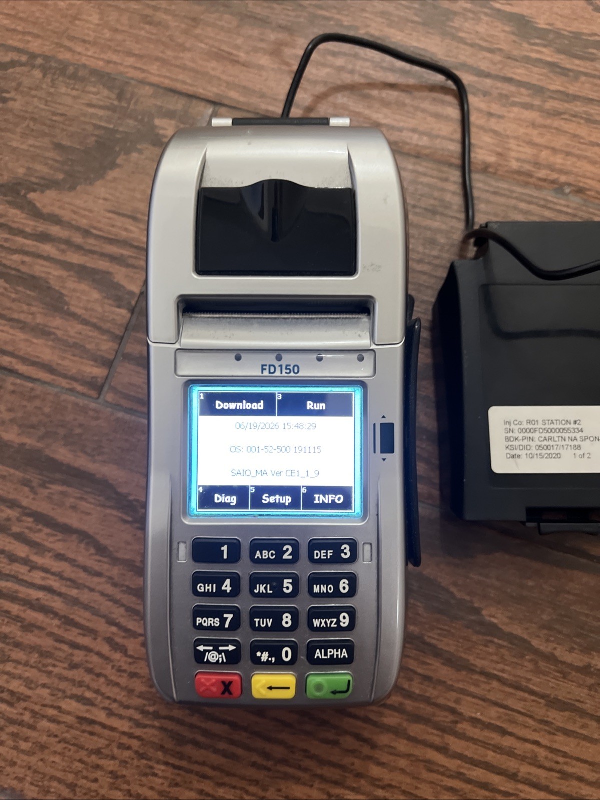 fd150 terminal First Data Fiserv Used