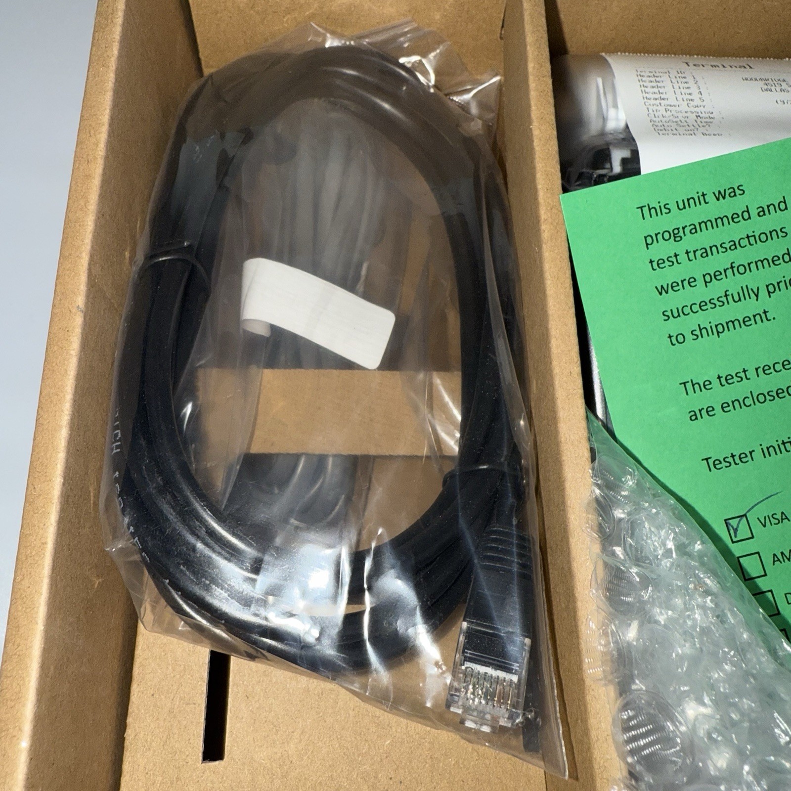 Verifone VX520 CTLS Credit Card Terminal Machine M252-653-A3-NAA-3 New in Box