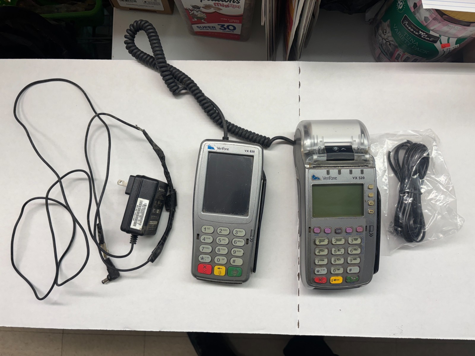 VeriFone Vx520 EMV Credit Card Machine and VeriFone vx820 Payment Terminal USED