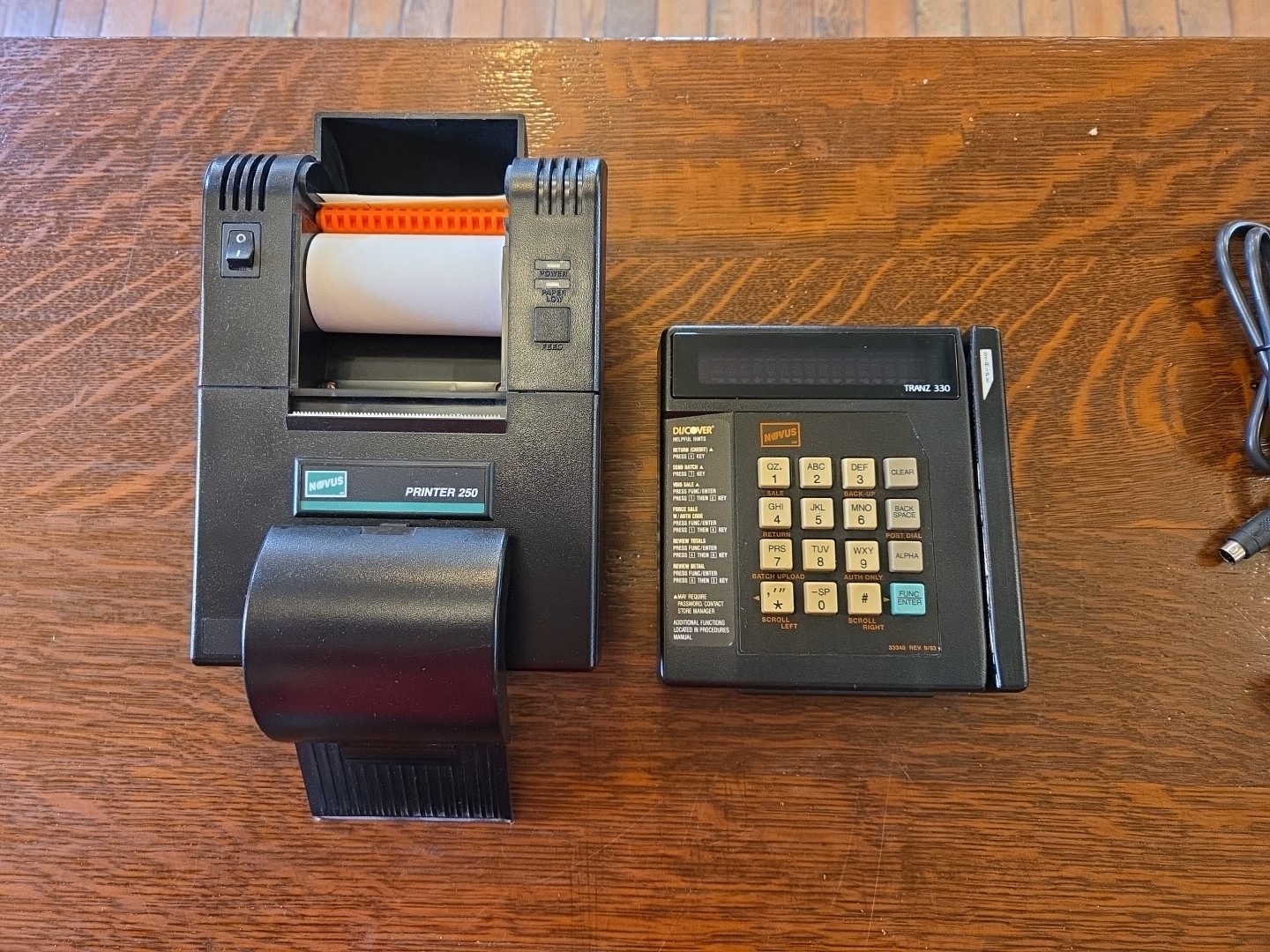 VeriFone TRANZ 330 Credit Card Terminal, Printer 250, Credit Card Imprinter