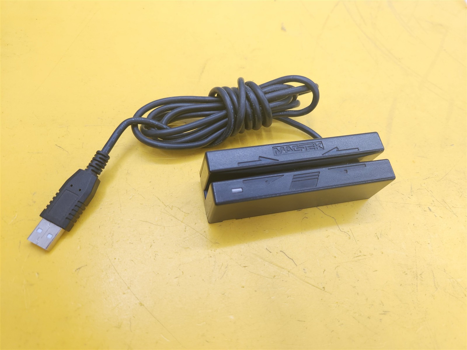 ⭐️⭐️⭐️⭐️⭐️ POS Magtek SureSwipe Dual Head Magnetic Stripe Card Reader 21040145