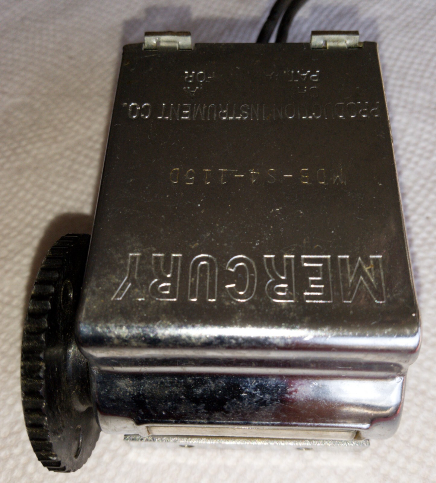 VTG 4 Digit Counter Mercury MDB-S4-115D Production Inst Co 3.4 KOhm Resistance