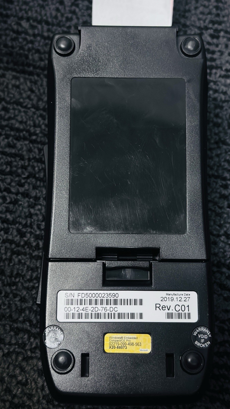 Pair of First Data FD150 and FD100ti Credit Card Processing Machines