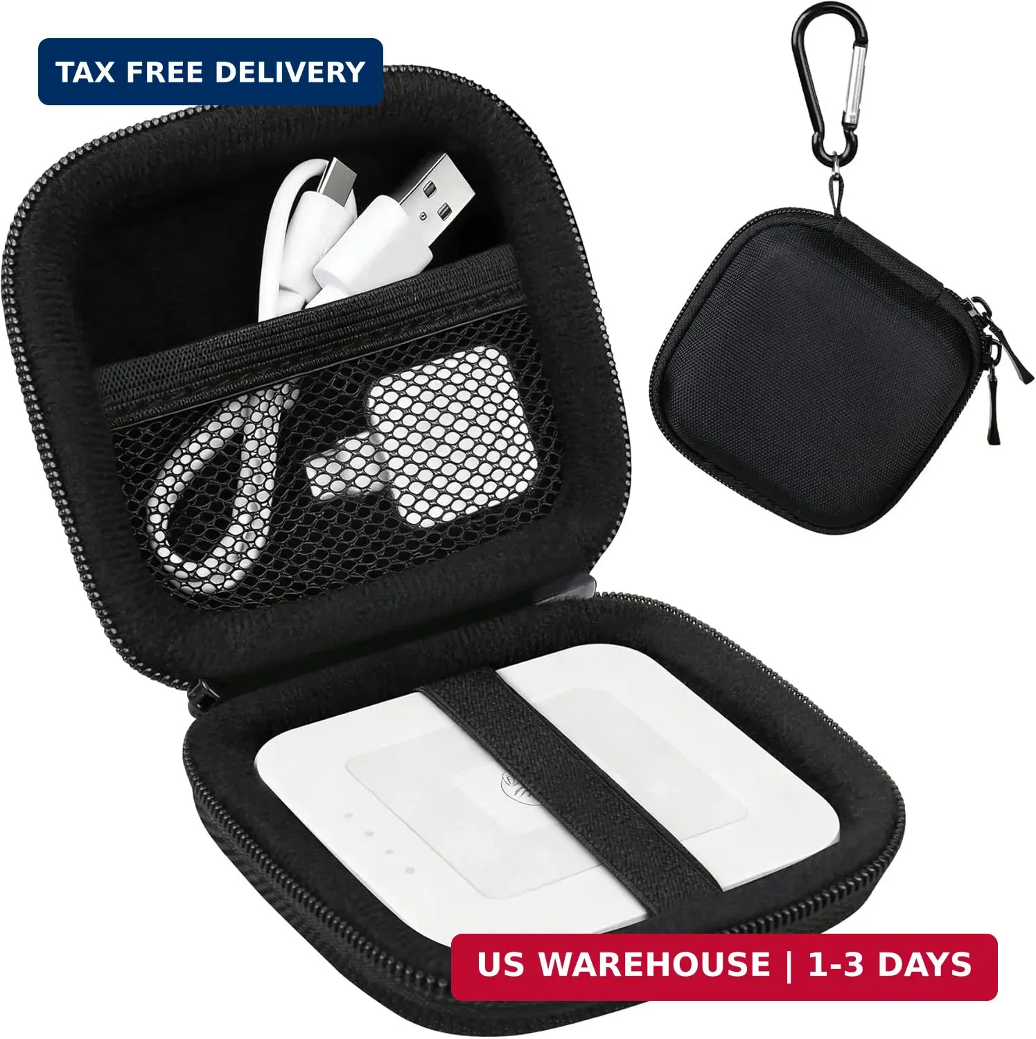 Lacdo Case for Square Card Reader, Chip Card Reader Scanner Case for Square Read