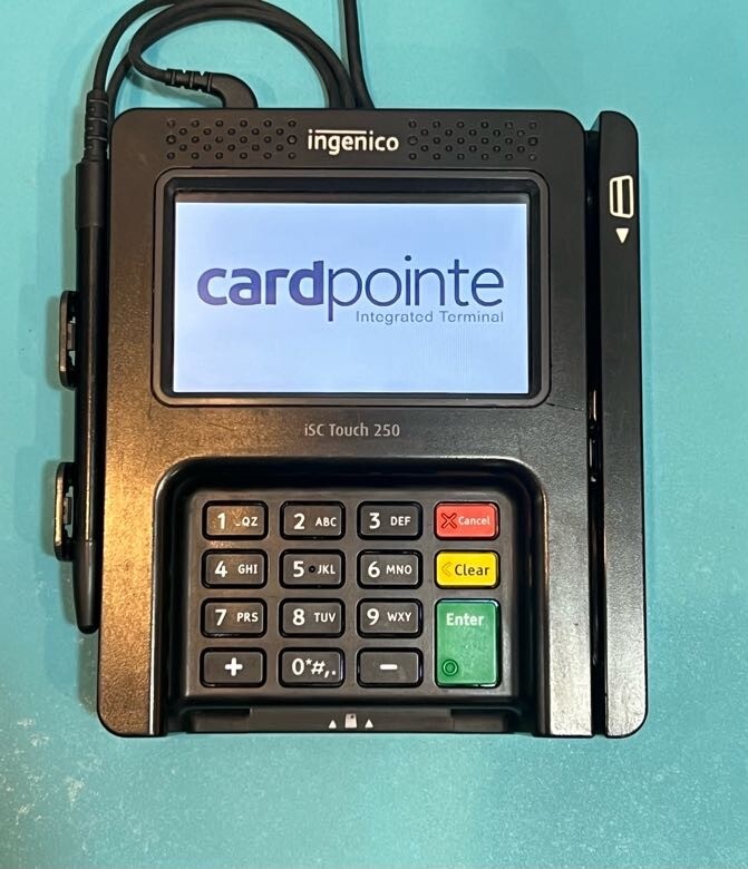 Ingenico Card Reader ISC250-V4 w/Signature Pen (Power cables not included)