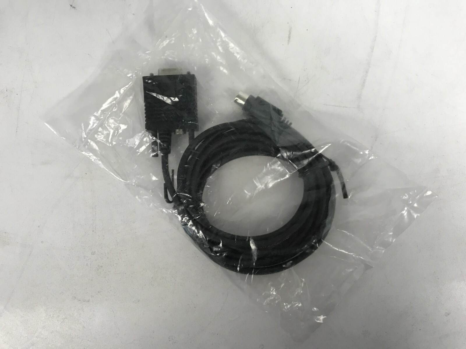 INGENICO RS-232 Cable DB9 Pigtail Power Connector Black 10ft AC00524