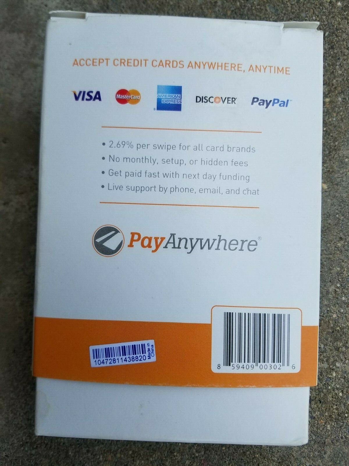 PayAnywhere PAR-1 Mobile Card Reader – Retail Packaging – Black