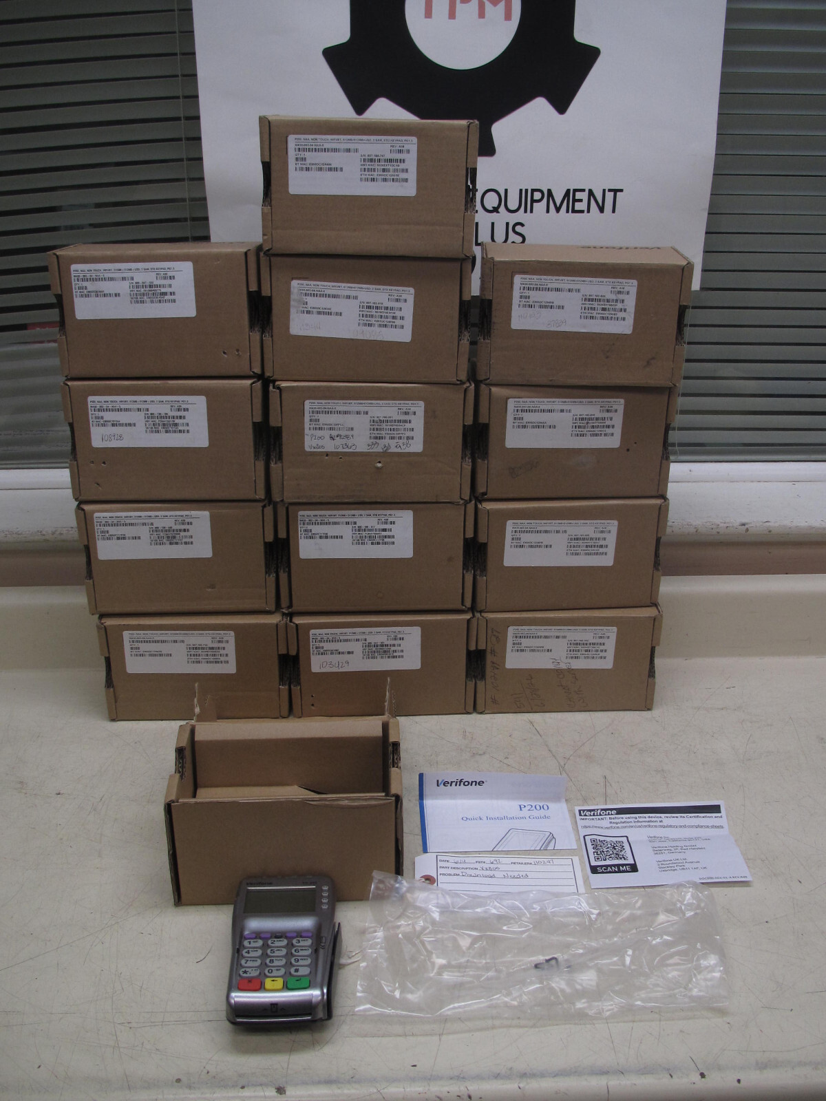 Lot Of 14 Verifone Pin Pad Card Reader 160mb Keypad Model: VX805 FREE SHIPPING