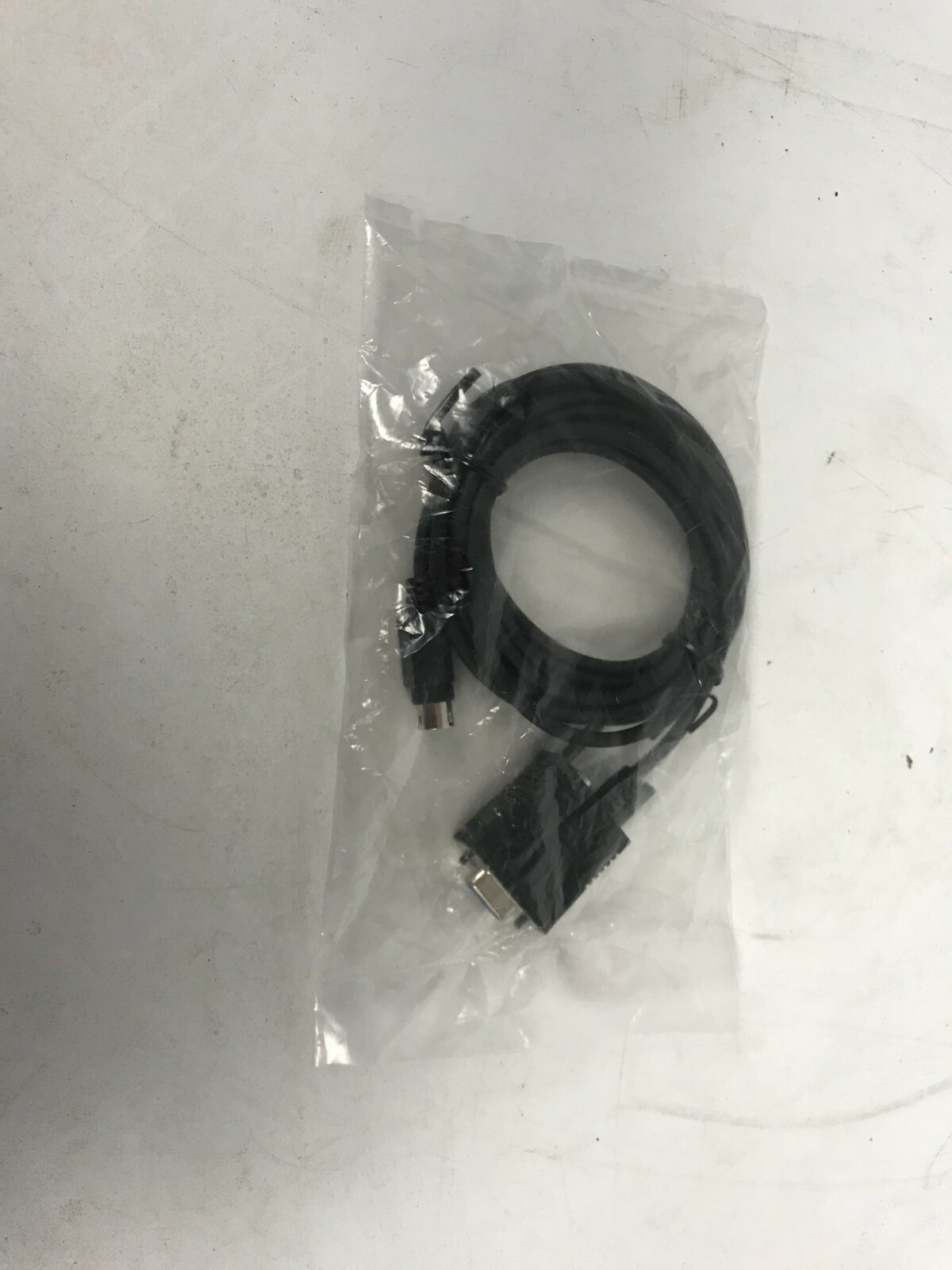 INGENICO RS-232 Cable DB9 Pigtail Power Connector Black 10ft AC00524