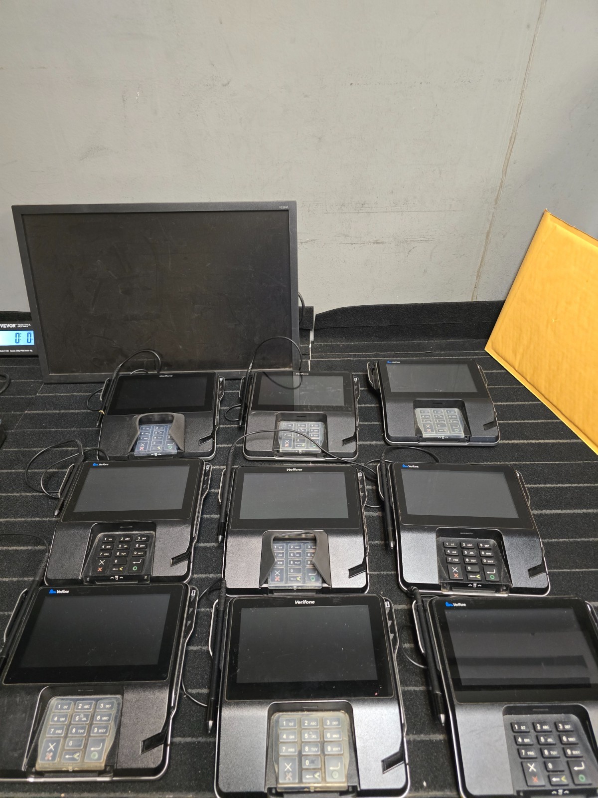LOT OF 9 Verifone MX 925 Credit Card Terminals MX925 CTLS POS Parts-REPAIR AS IS