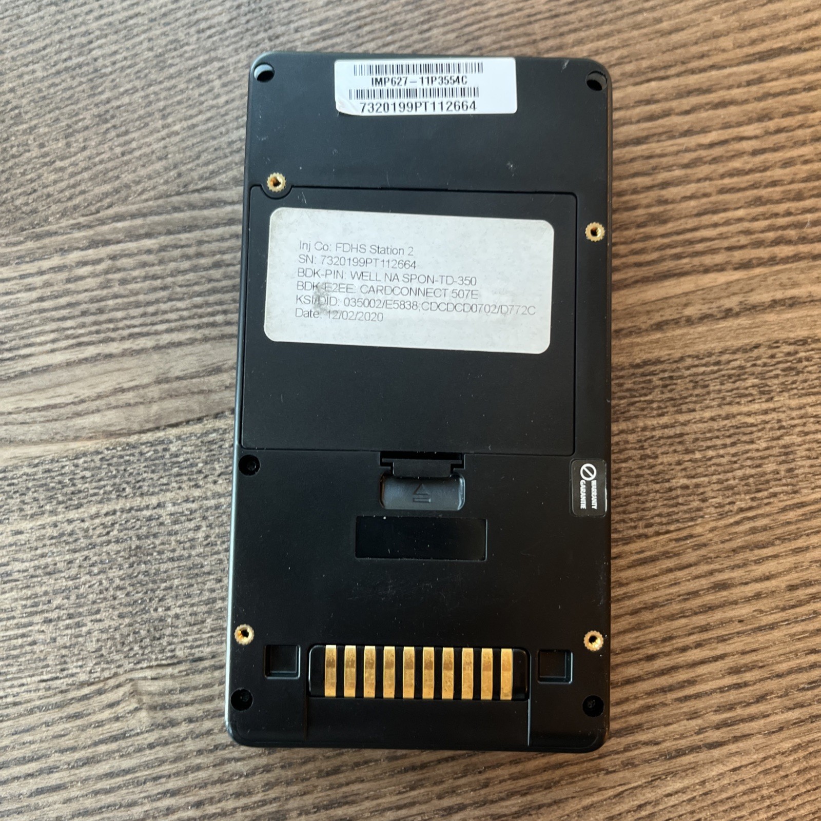 Ingenico ISMP4 Credit Card Reader ~ IMP627-11P3554C