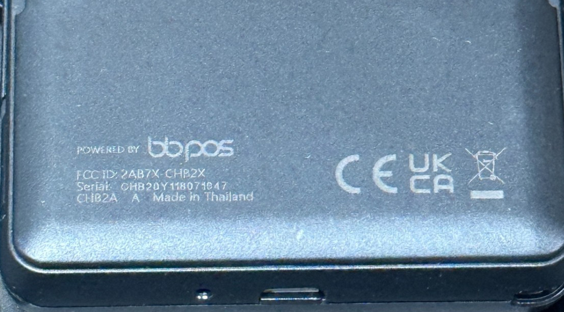 (lot of 100) BBPOS CHB2A Chipper Bluetooth NFC Card Reader 2AB7X-CHB2X