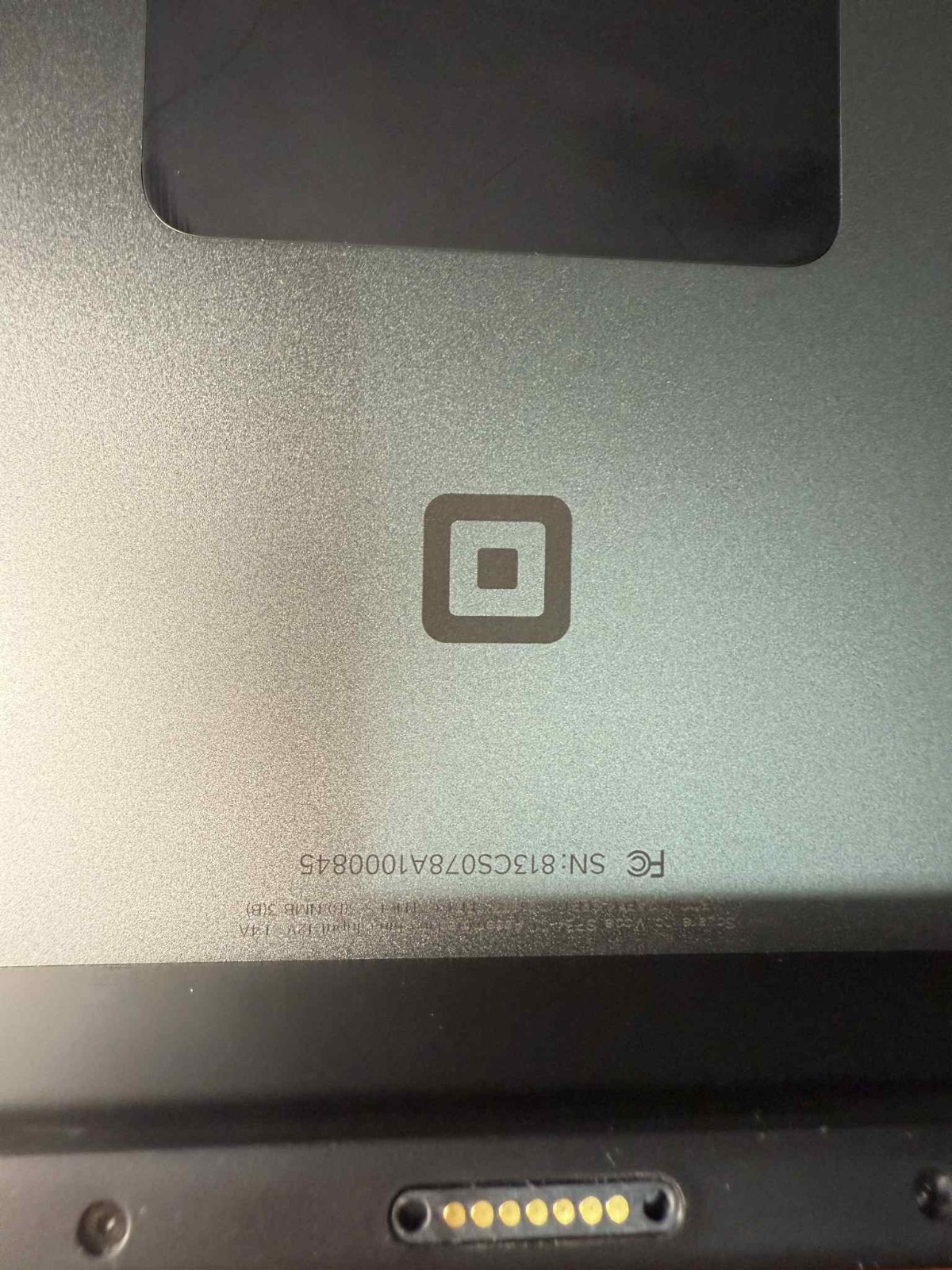 Square Model SPB1-01 POS Register w/ Card Reader SPB4-01 (No power cables)