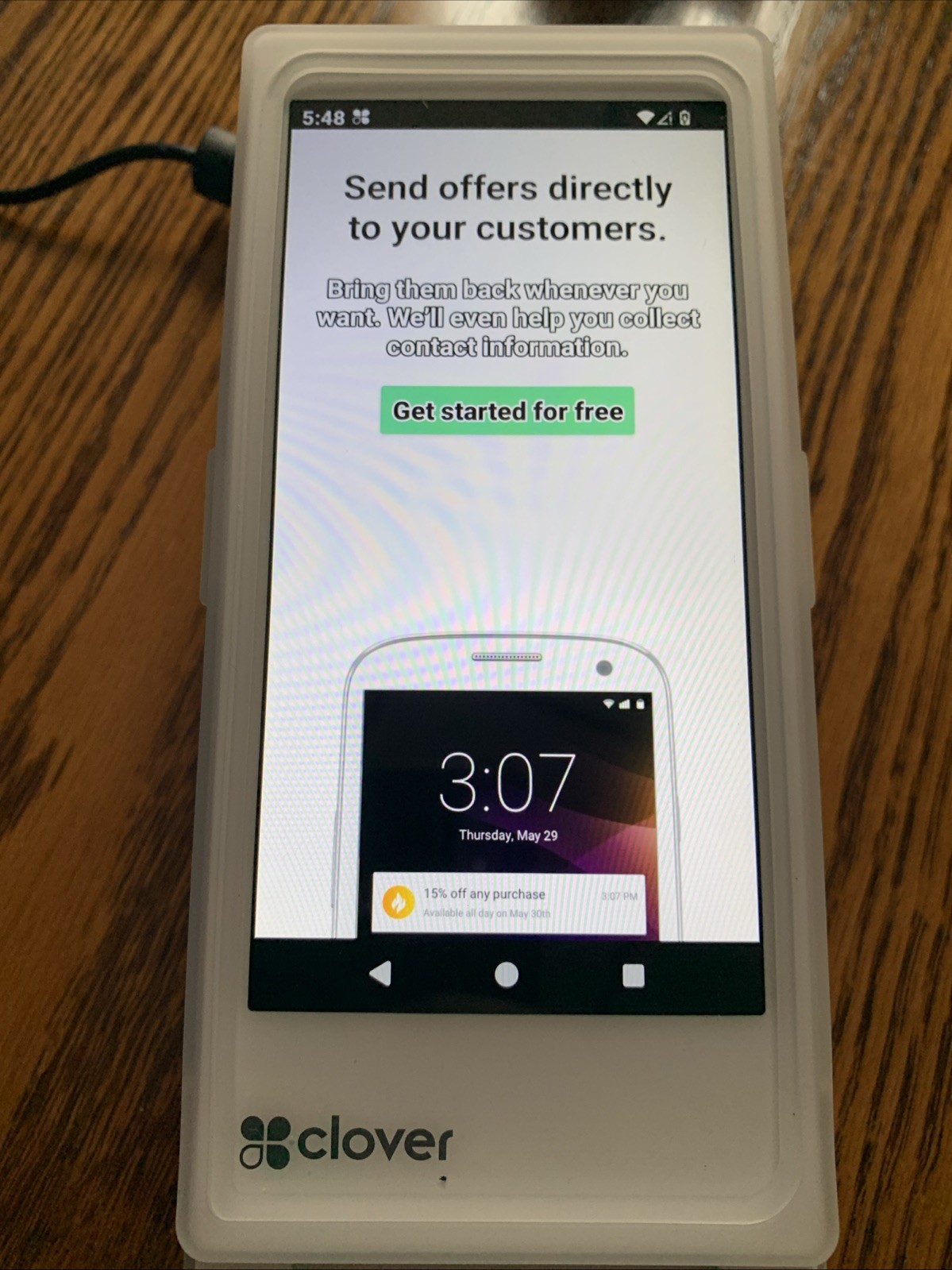 🟢 Brand New Clover Flex – Portable Smart POS Terminal 🍀 Clover Flex 4 (C406)