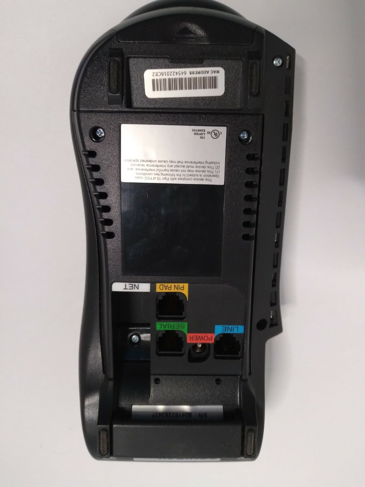 Credit Card Pos Reader Terminal W/ Power Cord Swipe Checkout Debit EQUINOX T4220