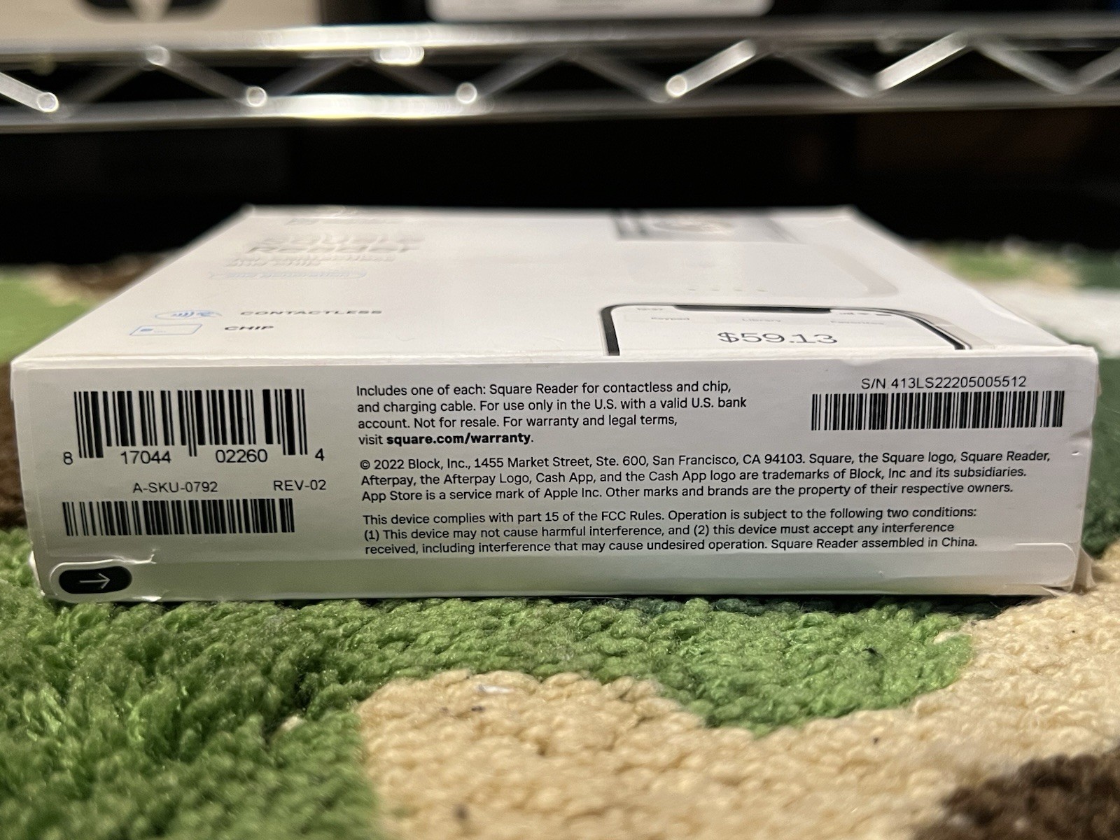 New Square Card Reader for Contactless and Chip 2nd Gen White SHIPS ASAP 🤍
