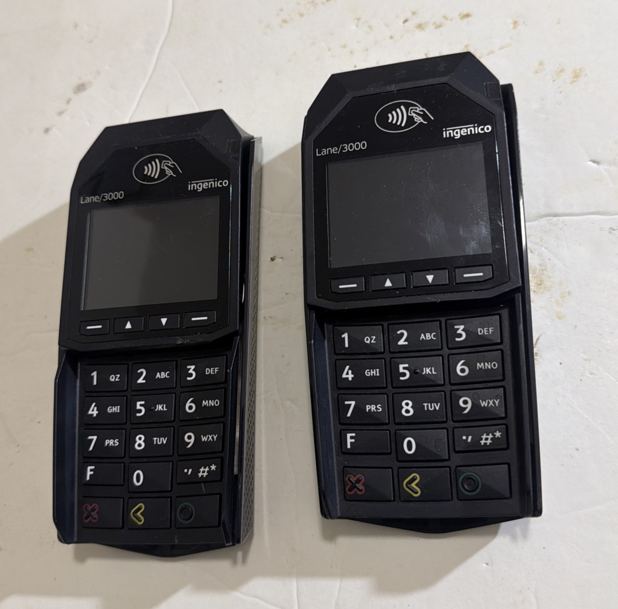 LOT OF (2) Ingenico Lane 3000