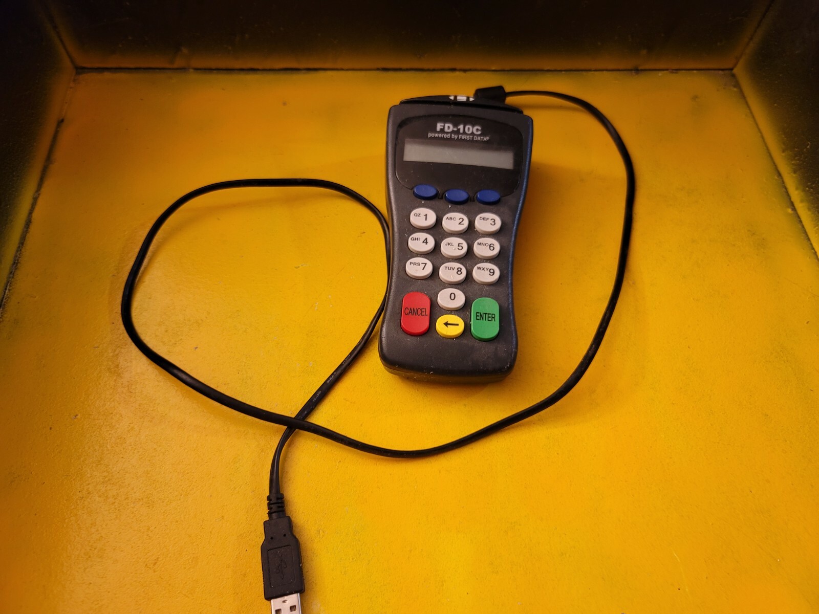 FIRST DATA FD-10C Pin Pad Card Reader POS Terminal 8001-pci