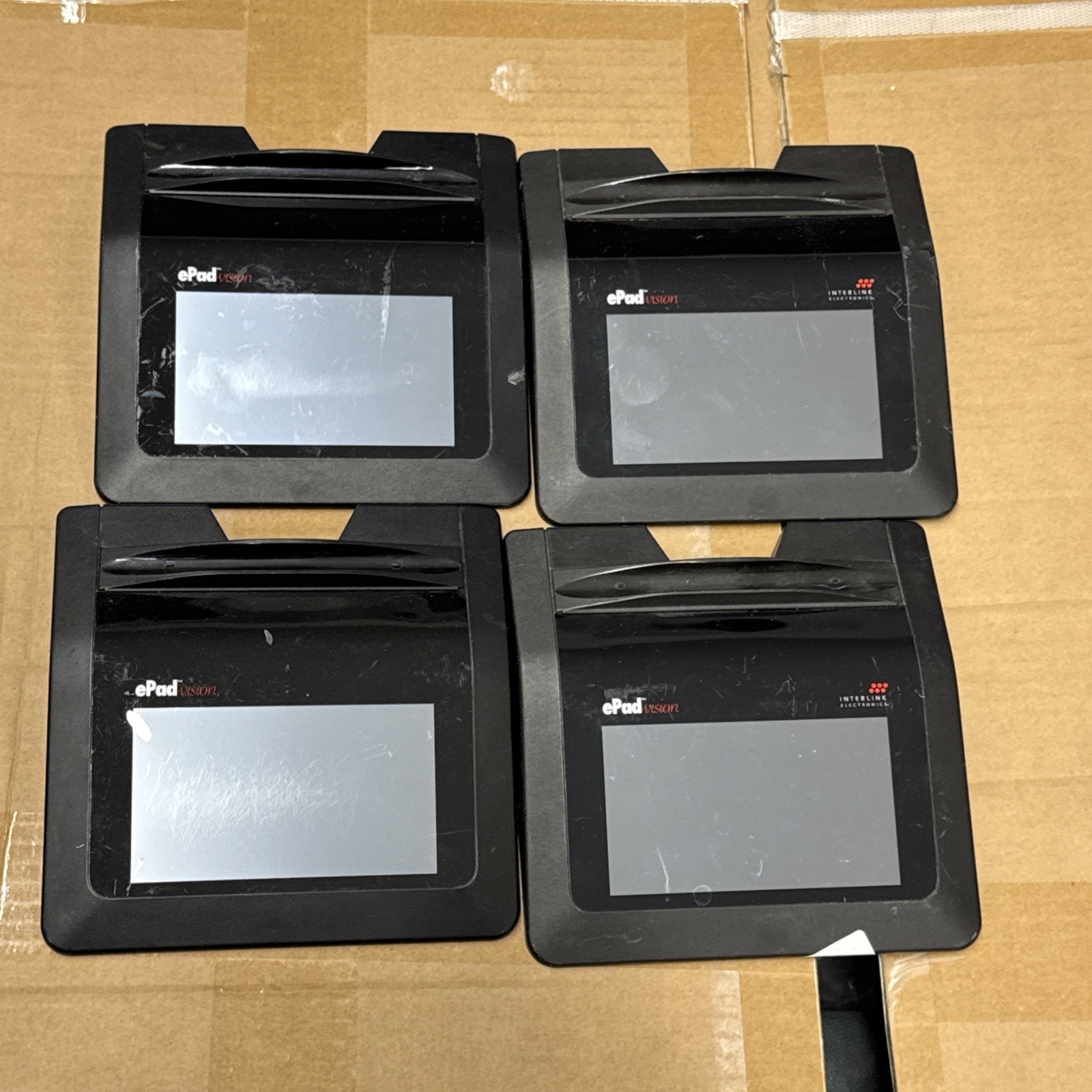 Lot of (4) ePadLink ePad Vision Signature Pad Full Color LCD USB Powered I22