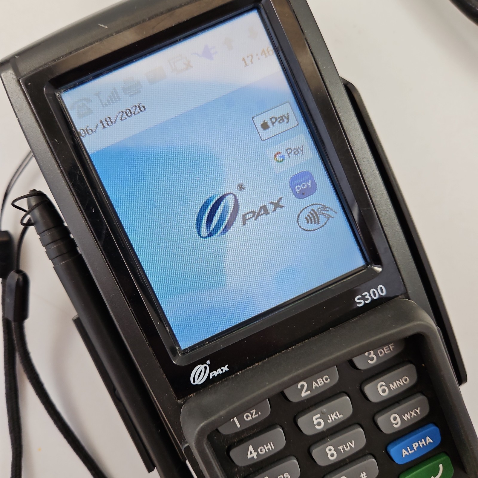 PAX S300 Integrated PIN Pad Credit Card Terminal With Power Supply