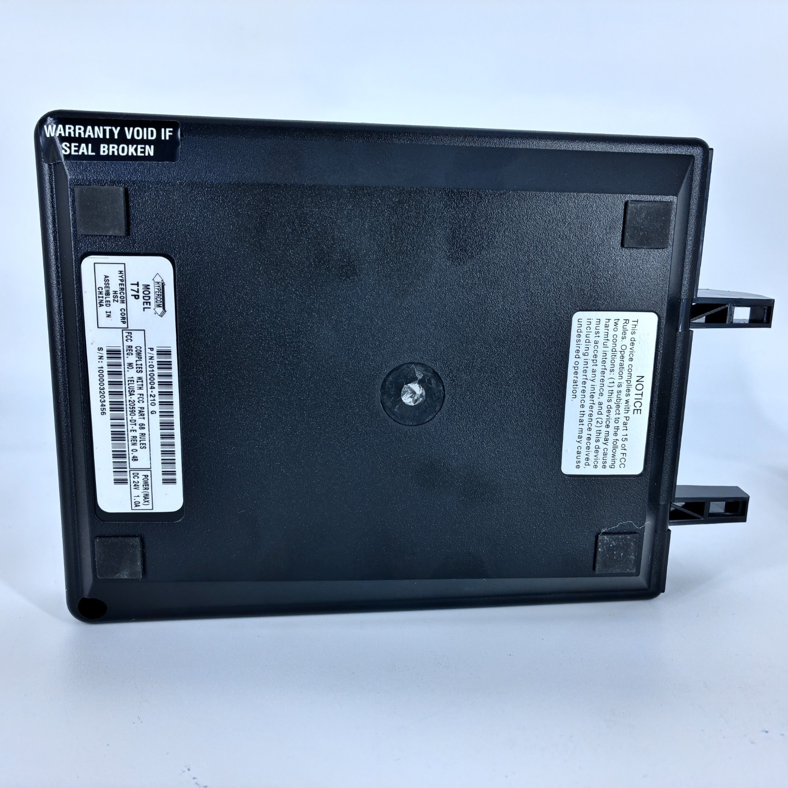 Hypercom T7Plus POS Credit Card Machine Terminal no Power Cord Untested FOR PART