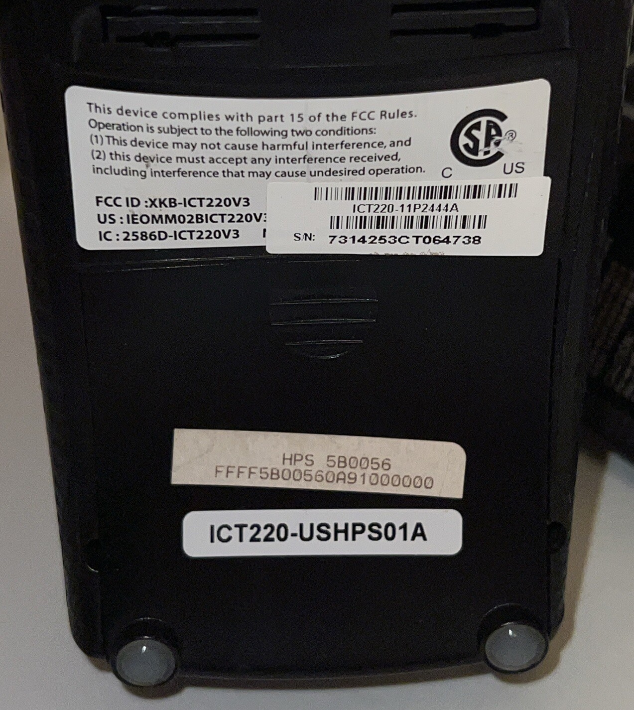 Ingenico iCT 220 Credit Card Reader – Tested