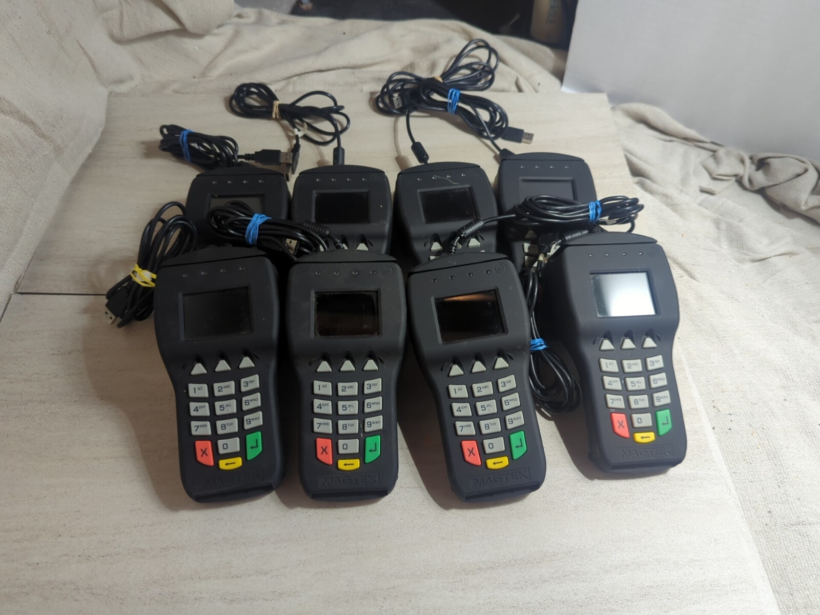 MagTek Dynapro 30056001 Payment Terminal Credit Card Reader Pin Pad Working EUC
