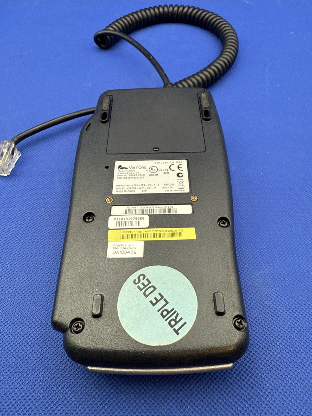Verifone VX820 Payment Terminal VX 820 POS Card Reader